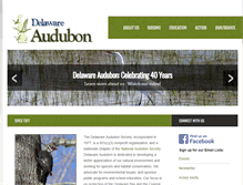 Tablet Screenshot of delawareaudubon.org